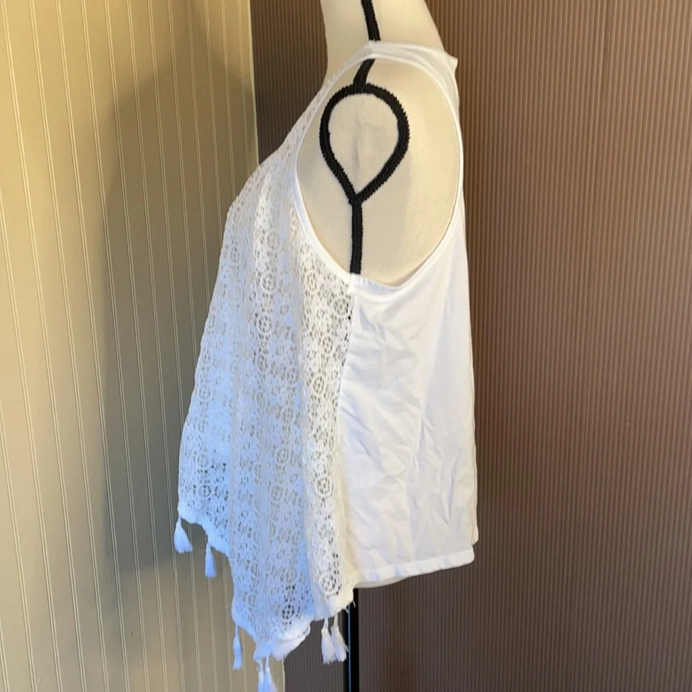 Justice white lace